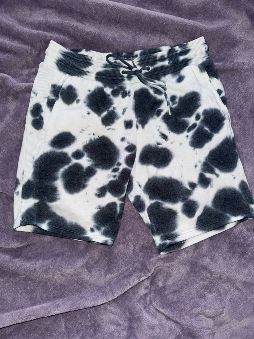 Tie die shorts
